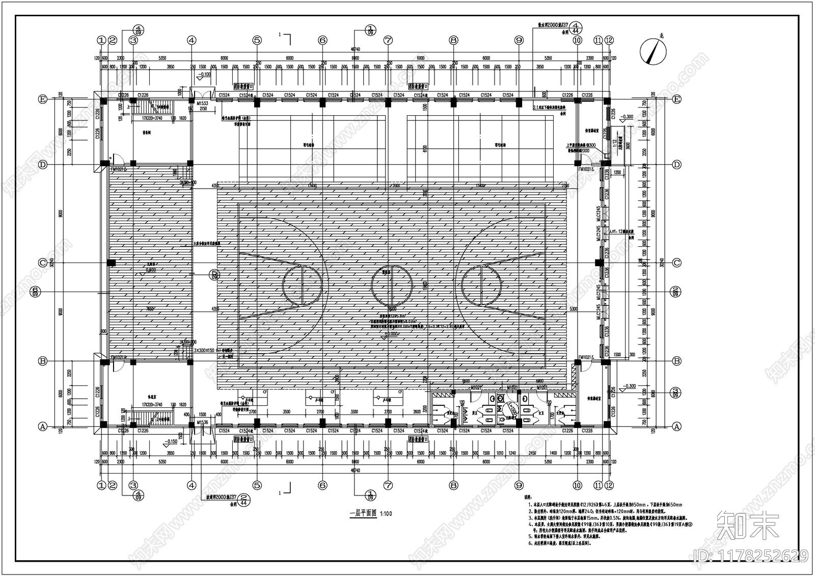 现代学校建筑施工图下载【ID:1178252629】