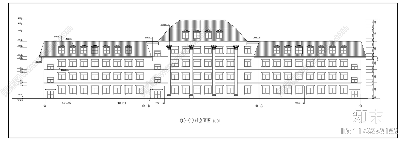 建筑平面图施工图下载【ID:1178253182】