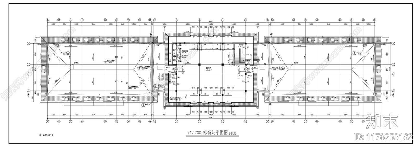 建筑平面图施工图下载【ID:1178253182】