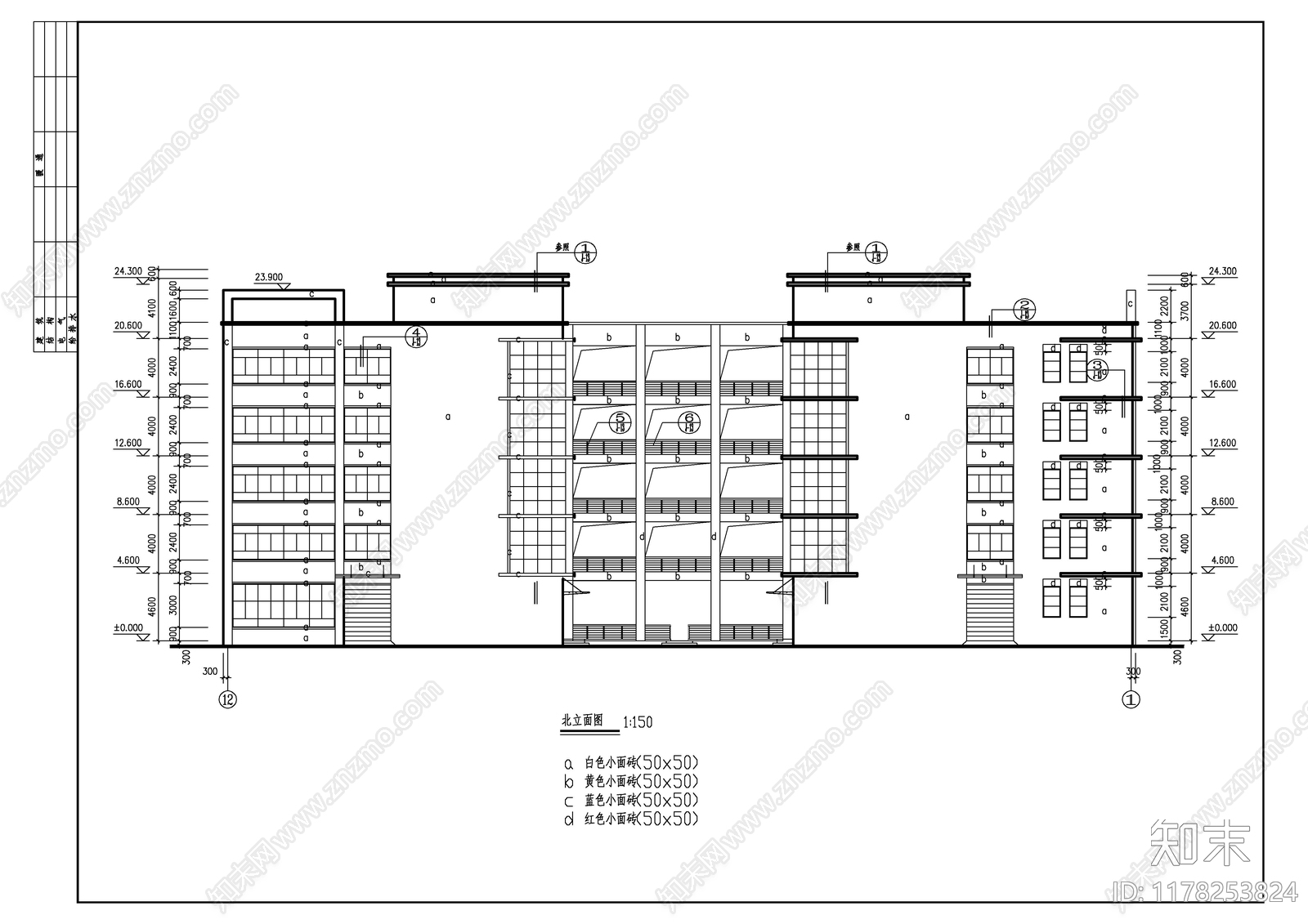 现代厂房施工图下载【ID:1178253824】