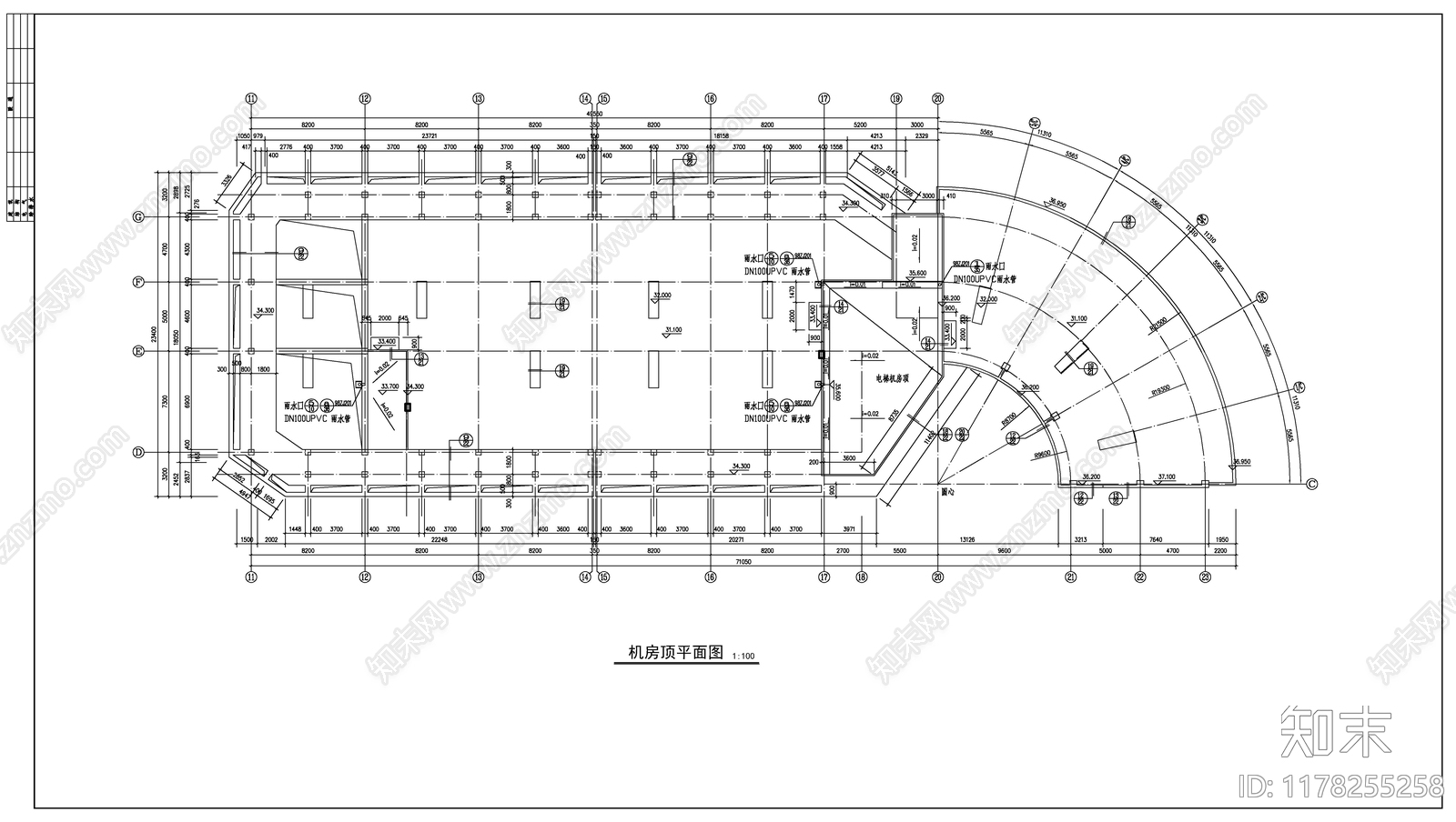 建筑平面图施工图下载【ID:1178255258】