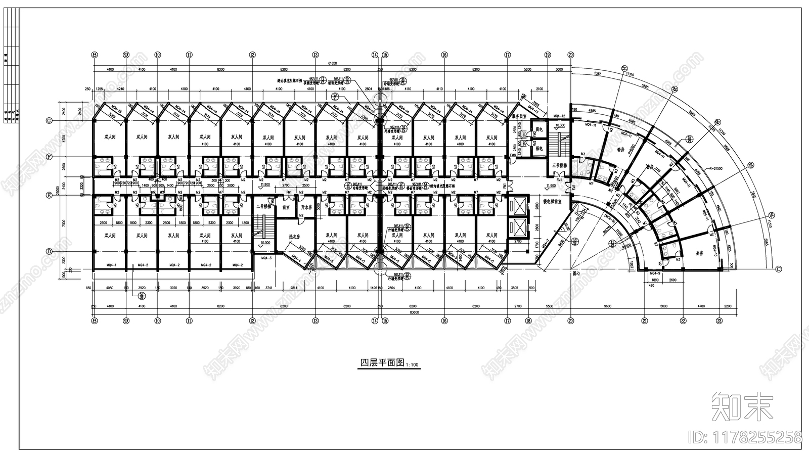 建筑平面图施工图下载【ID:1178255258】