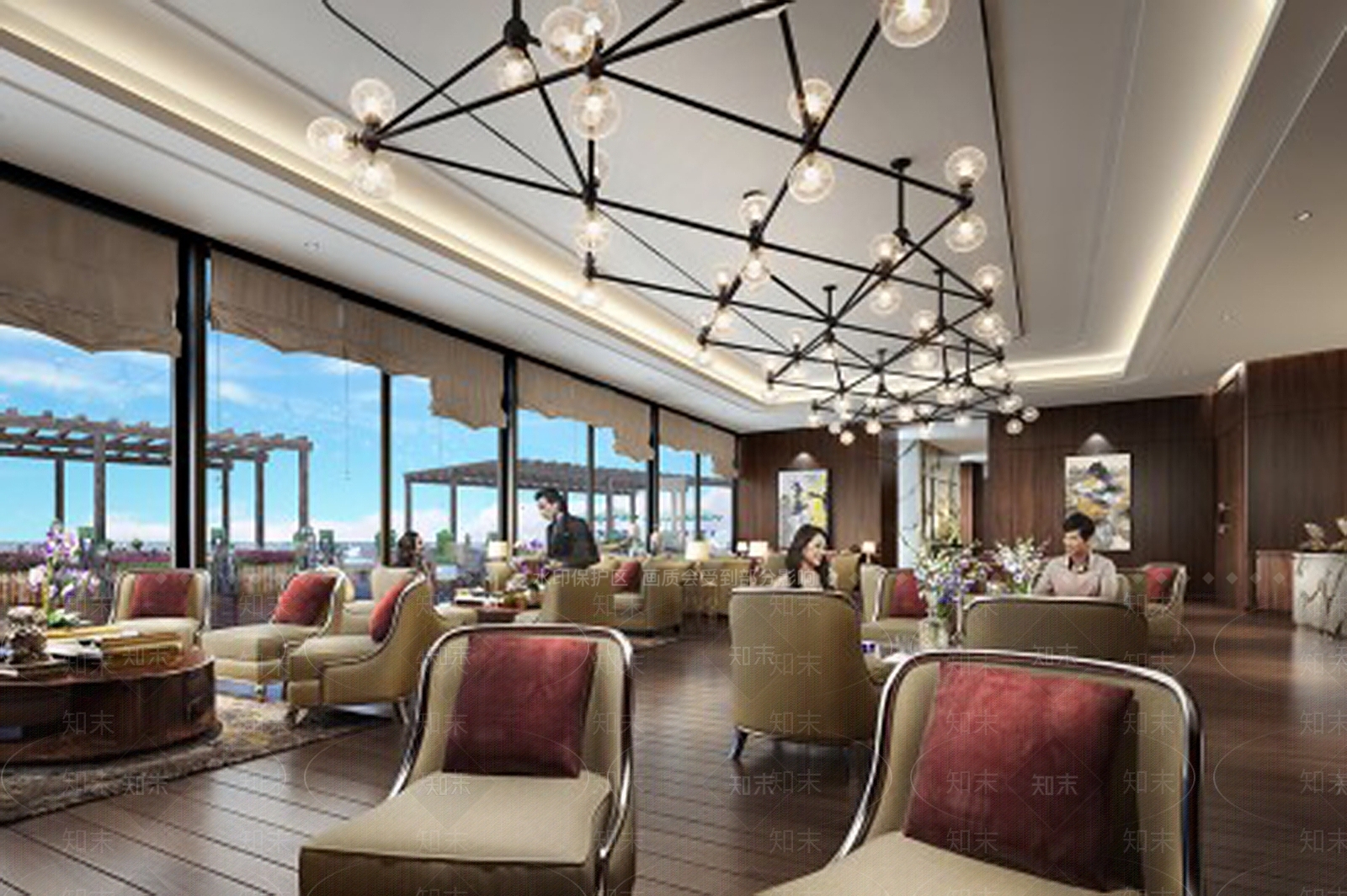 现代酒店3D模型下载【ID:1178263973】