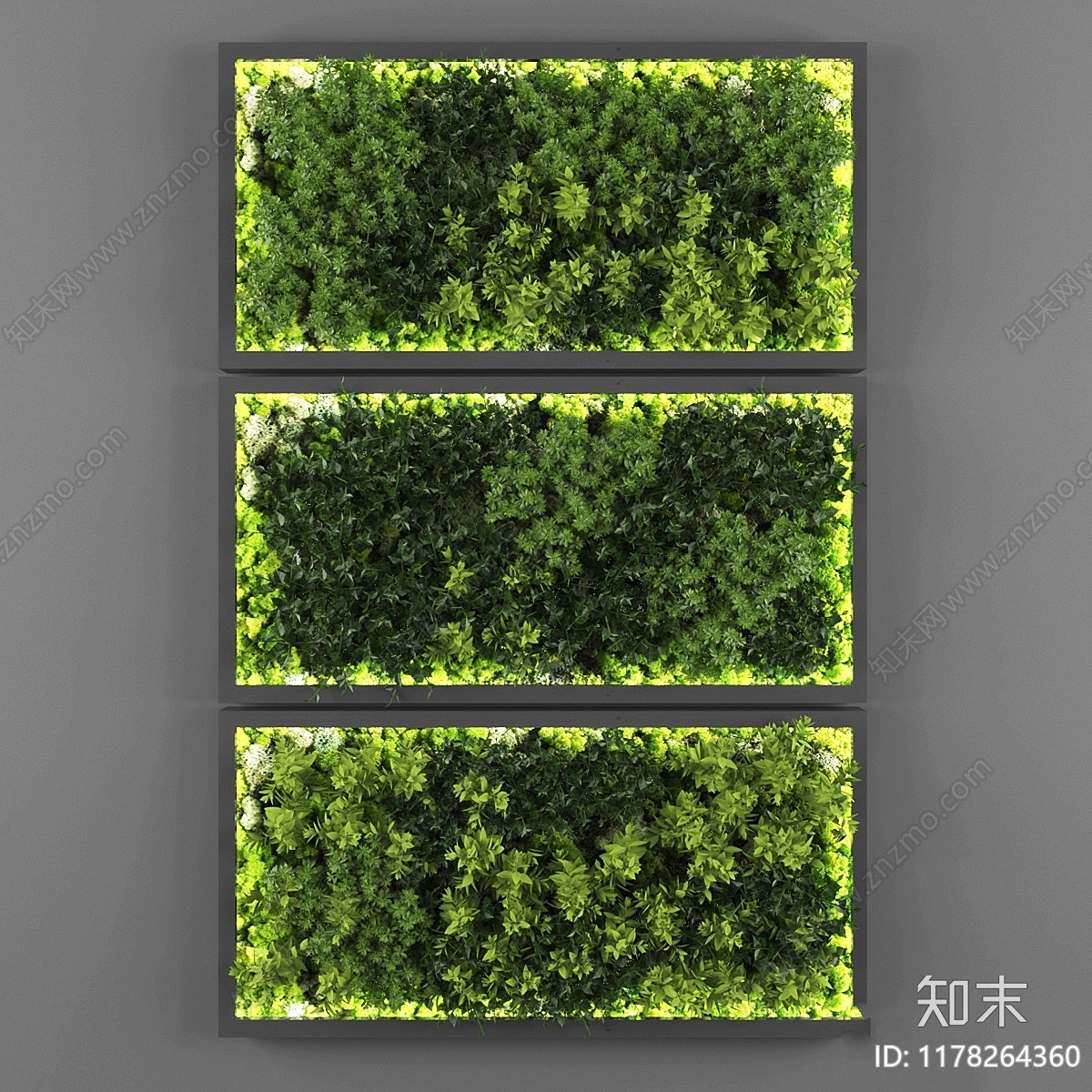 绿植墙3D模型下载【ID:1178264360】