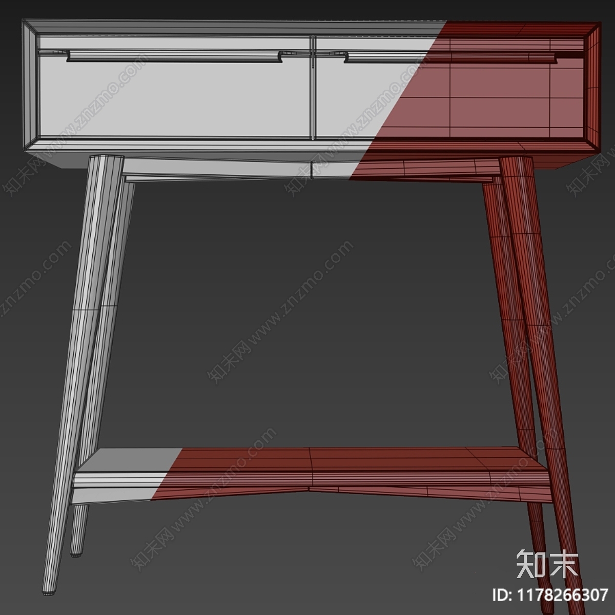 梳妆台3D模型下载【ID:1178266307】