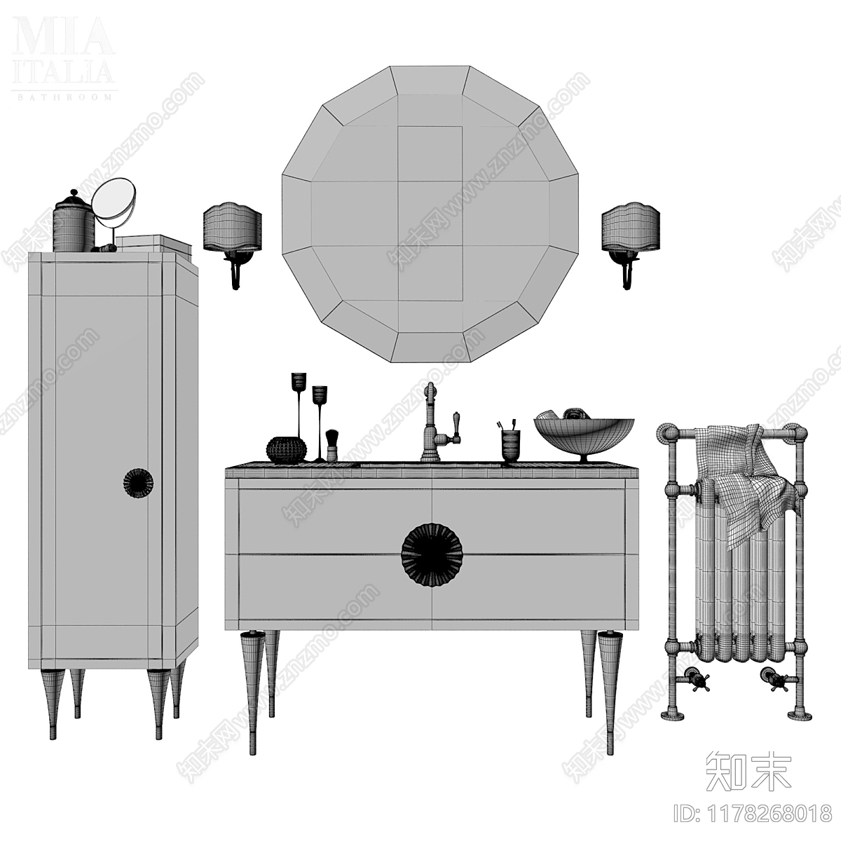 洗手台3D模型下载【ID:1178268018】