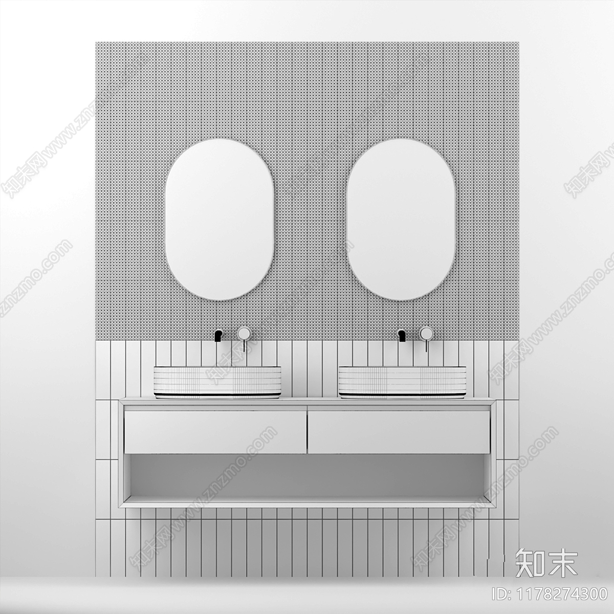 洗手台3D模型下载【ID:1178274300】