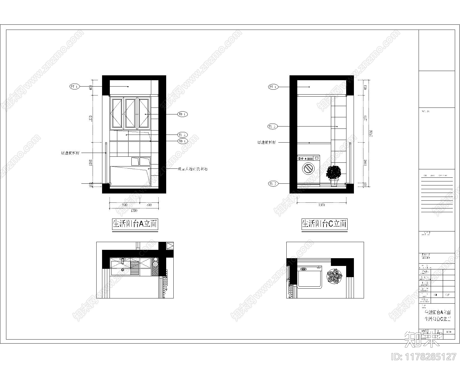 平层施工图下载【ID:1178285127】