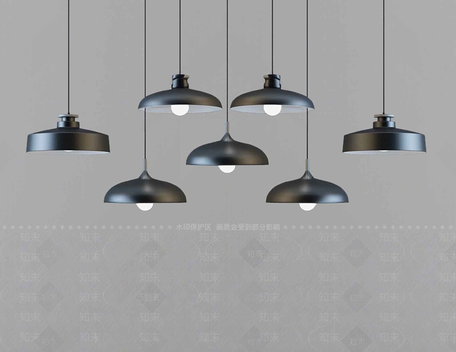 工业吊灯3D模型下载【ID:1178286095】