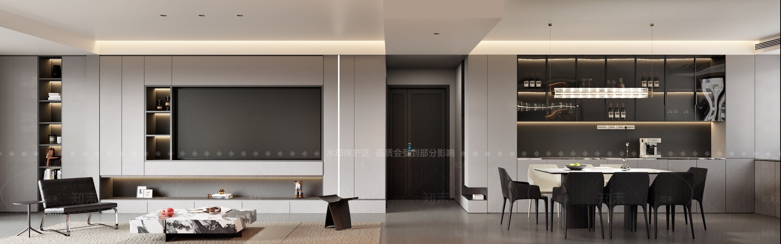 现代玄关3D模型下载【ID:1214849125】