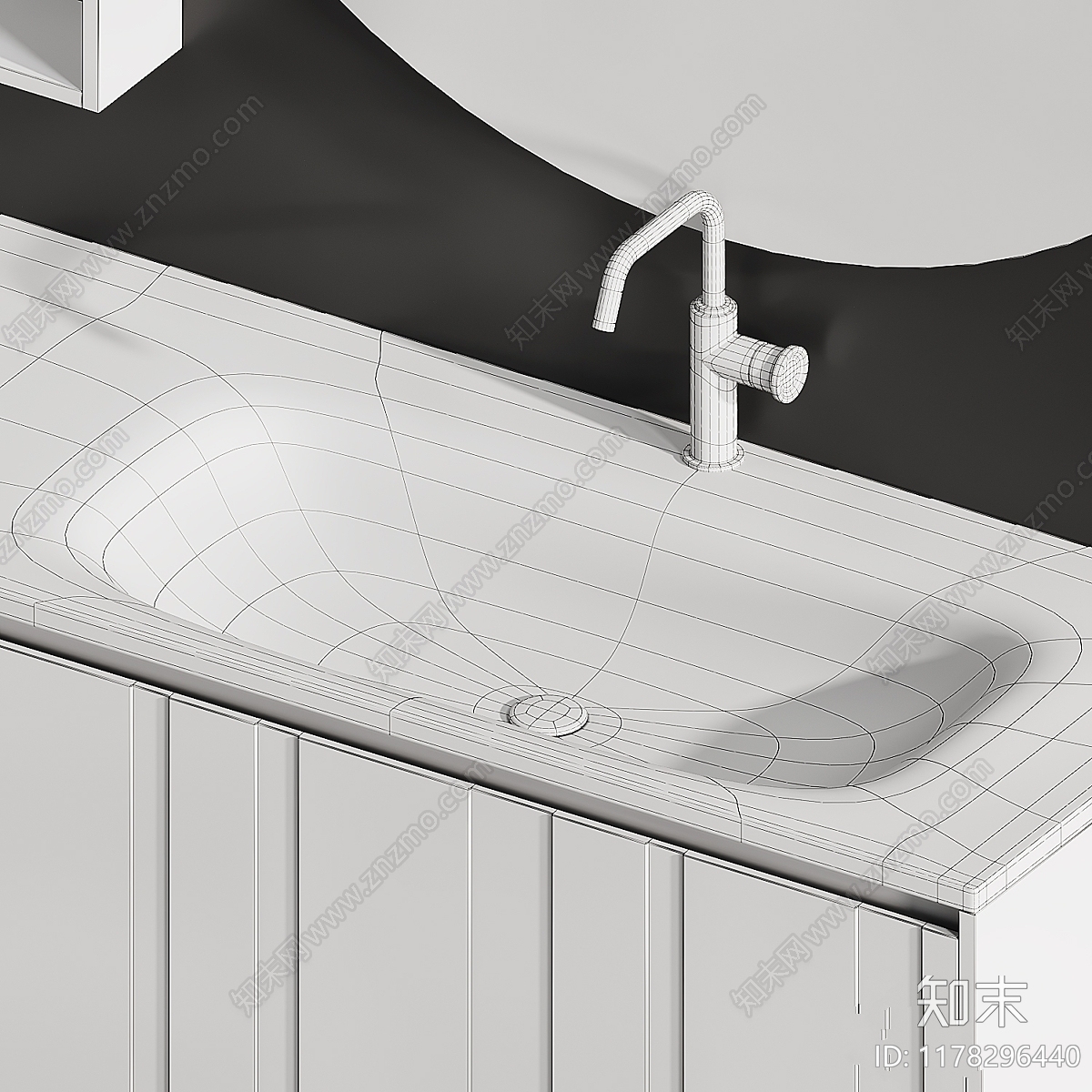 洗手台3D模型下载【ID:1178296440】