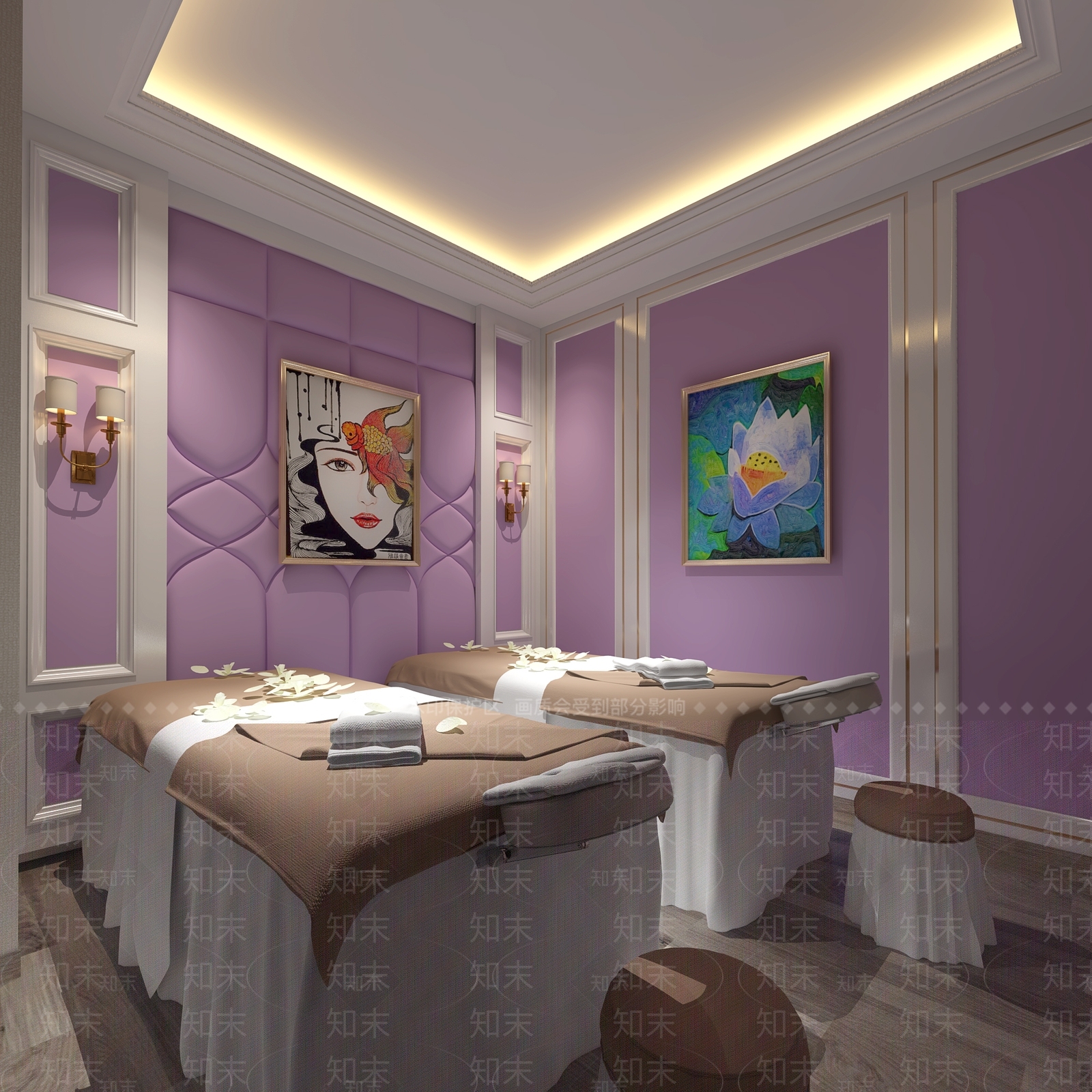 禅意复古美容院3D模型下载【ID:1178301986】