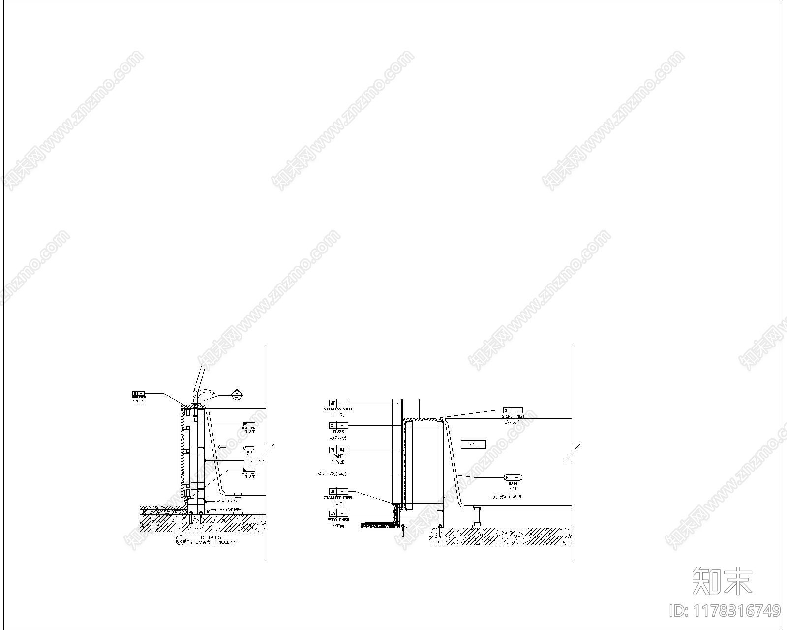 现代其他节点详图cad施工图下载【ID:1178316749】