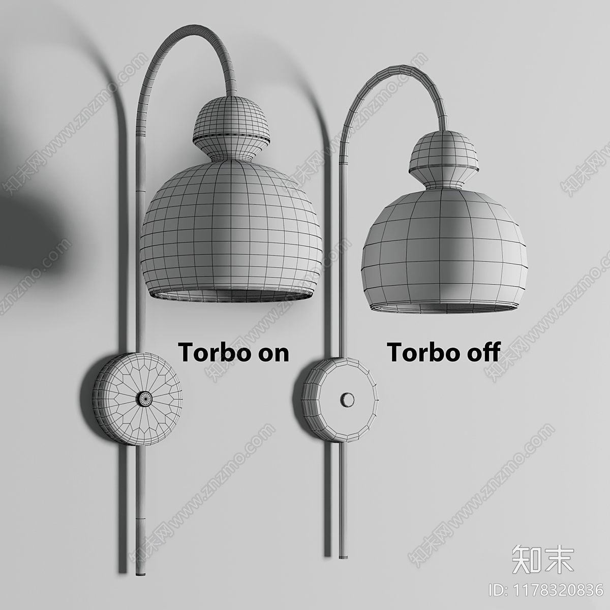 壁灯3D模型下载【ID:1178320836】