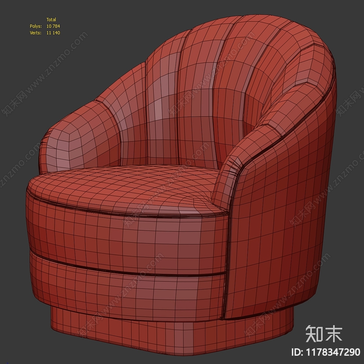 休闲椅3D模型下载【ID:1178347290】