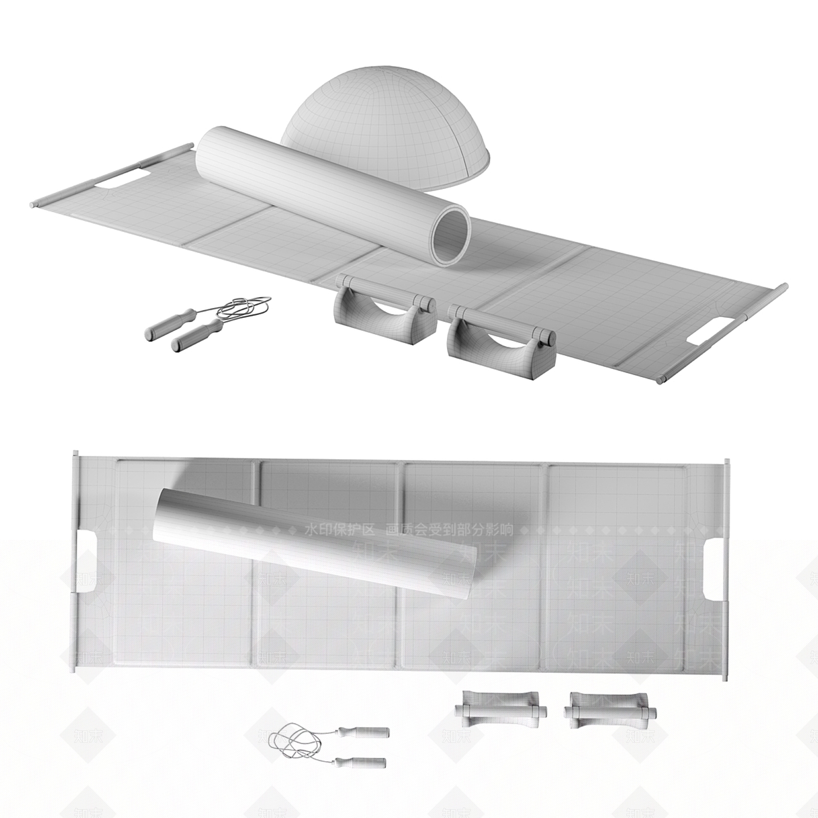 运动器材3D模型下载【ID:1178349832】