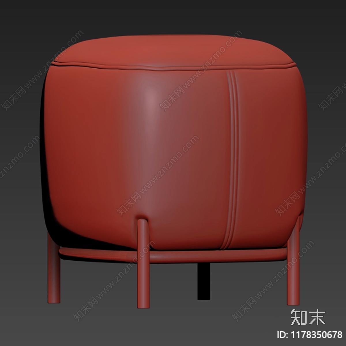 沙发凳3D模型下载【ID:1178350678】