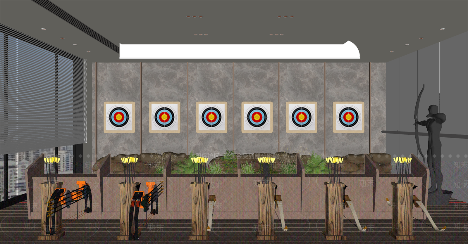 现代其他休闲娱乐空间SU模型下载【ID:1178355310】
