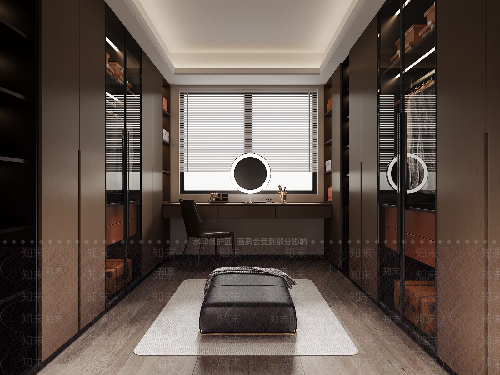 意式衣帽间SU模型下载【ID:1178355752】
