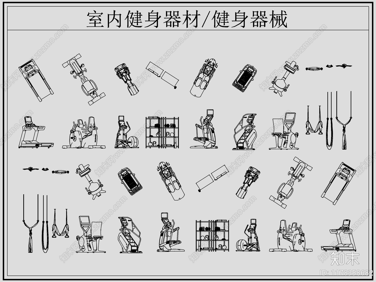 现代运动器材施工图下载【ID:1178358682】