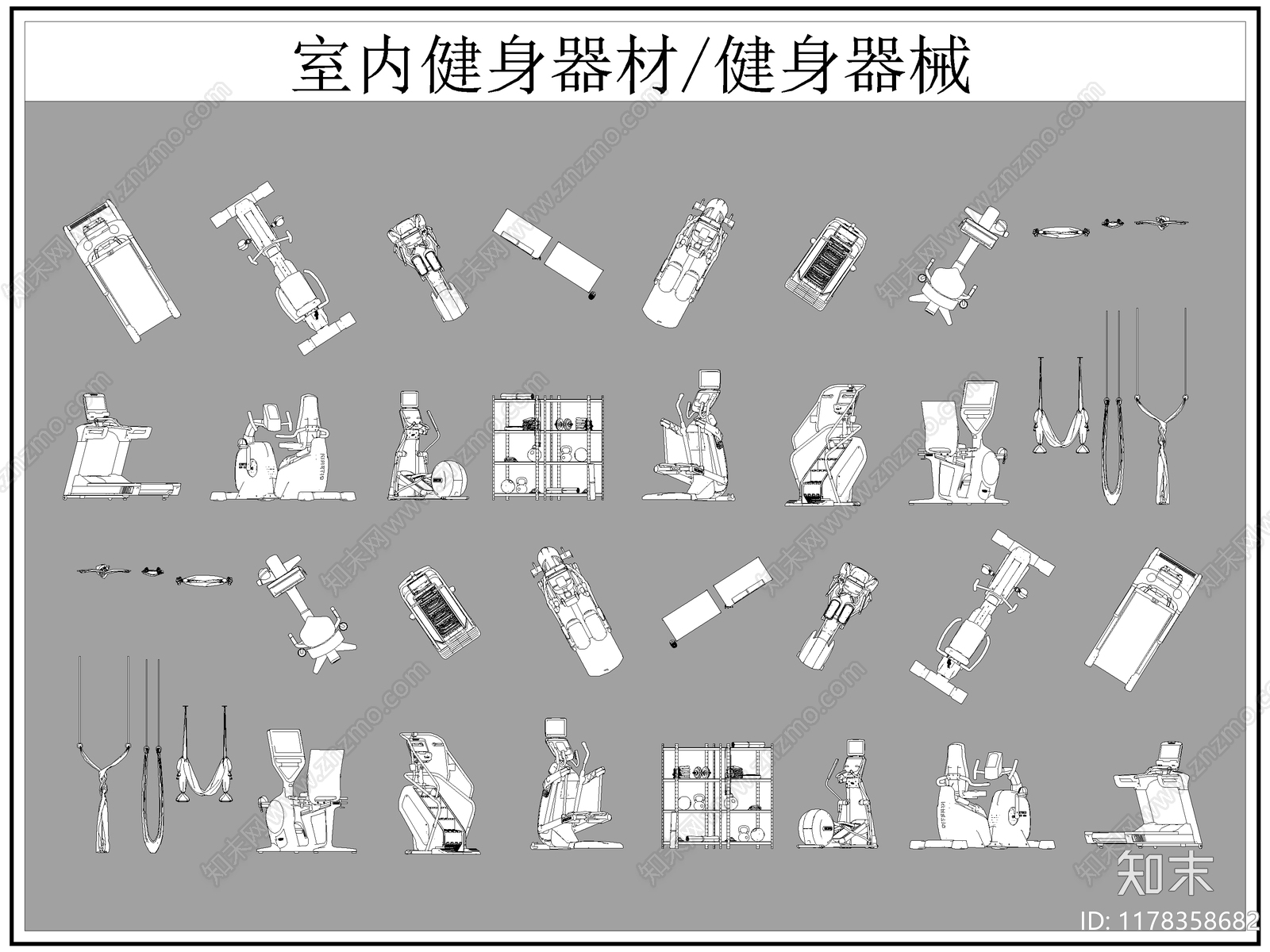 现代运动器材施工图下载【ID:1178358682】