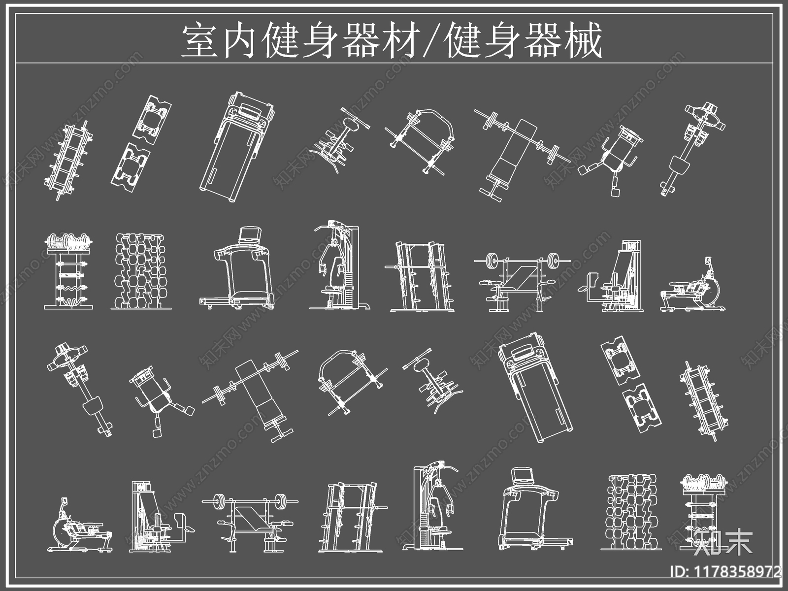 现代运动器材施工图下载【ID:1178358972】