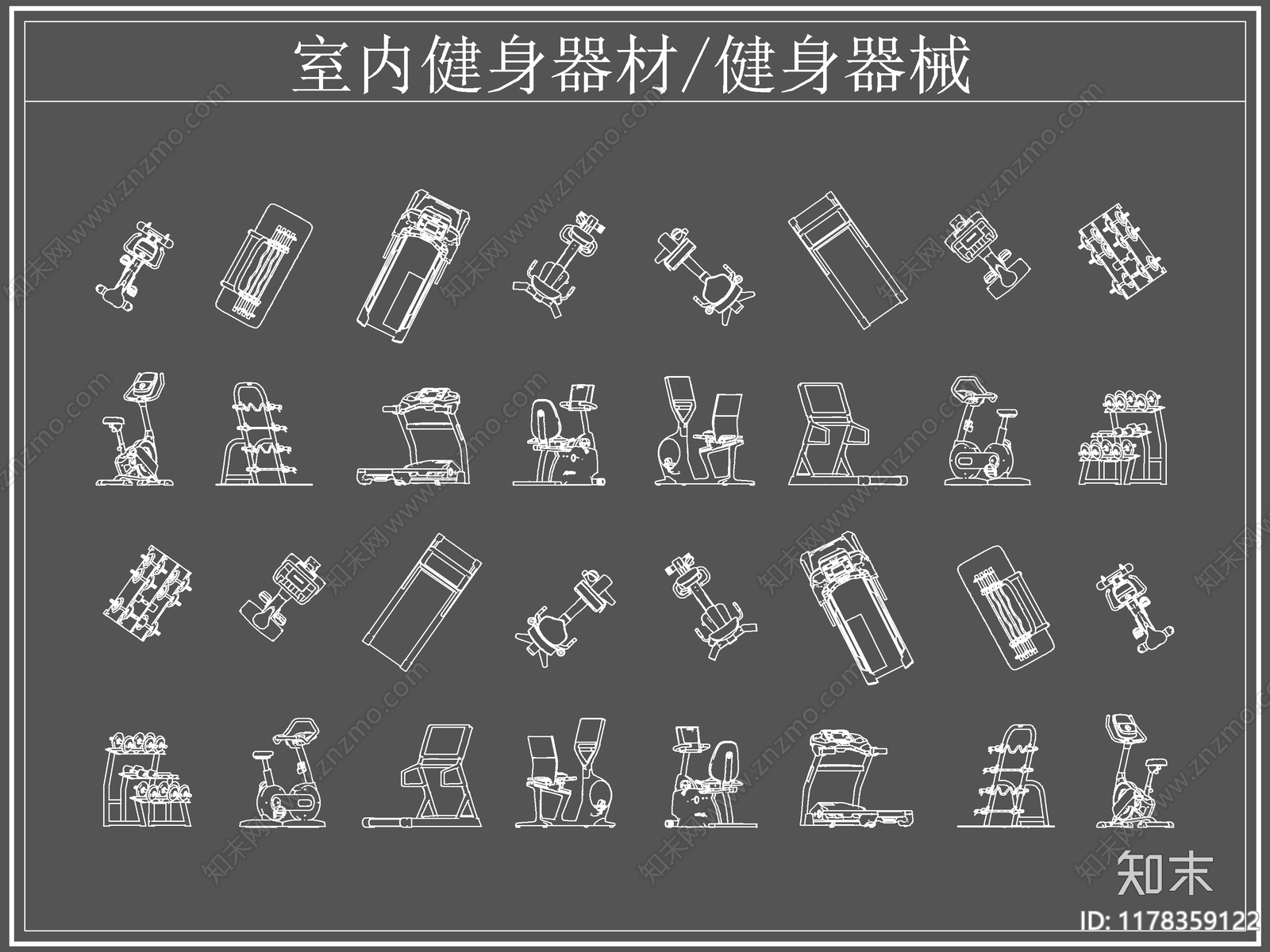 现代运动器材施工图下载【ID:1178359122】