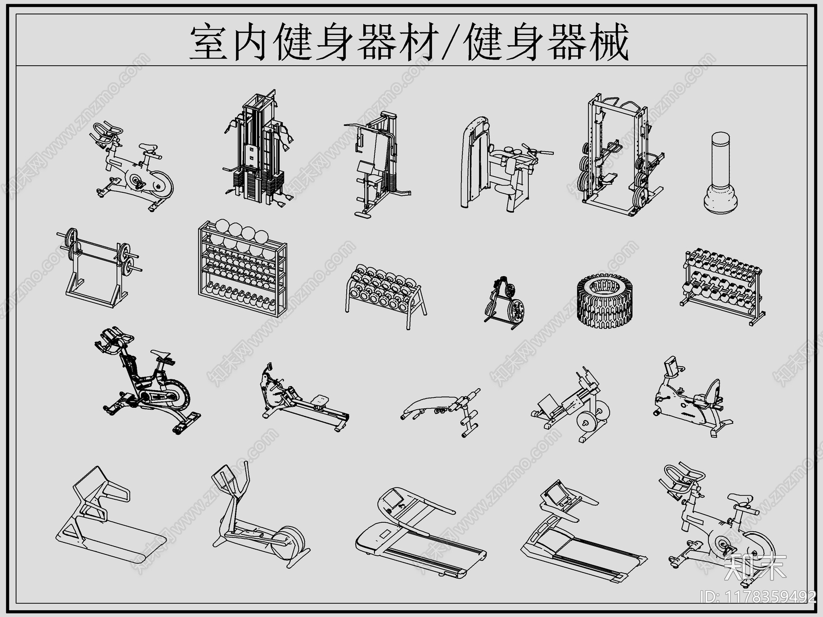 现代运动器材施工图下载【ID:1178359492】