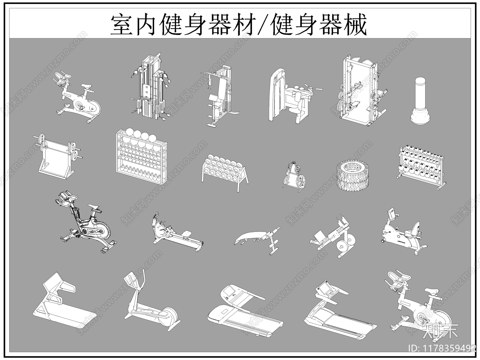 现代运动器材施工图下载【ID:1178359492】