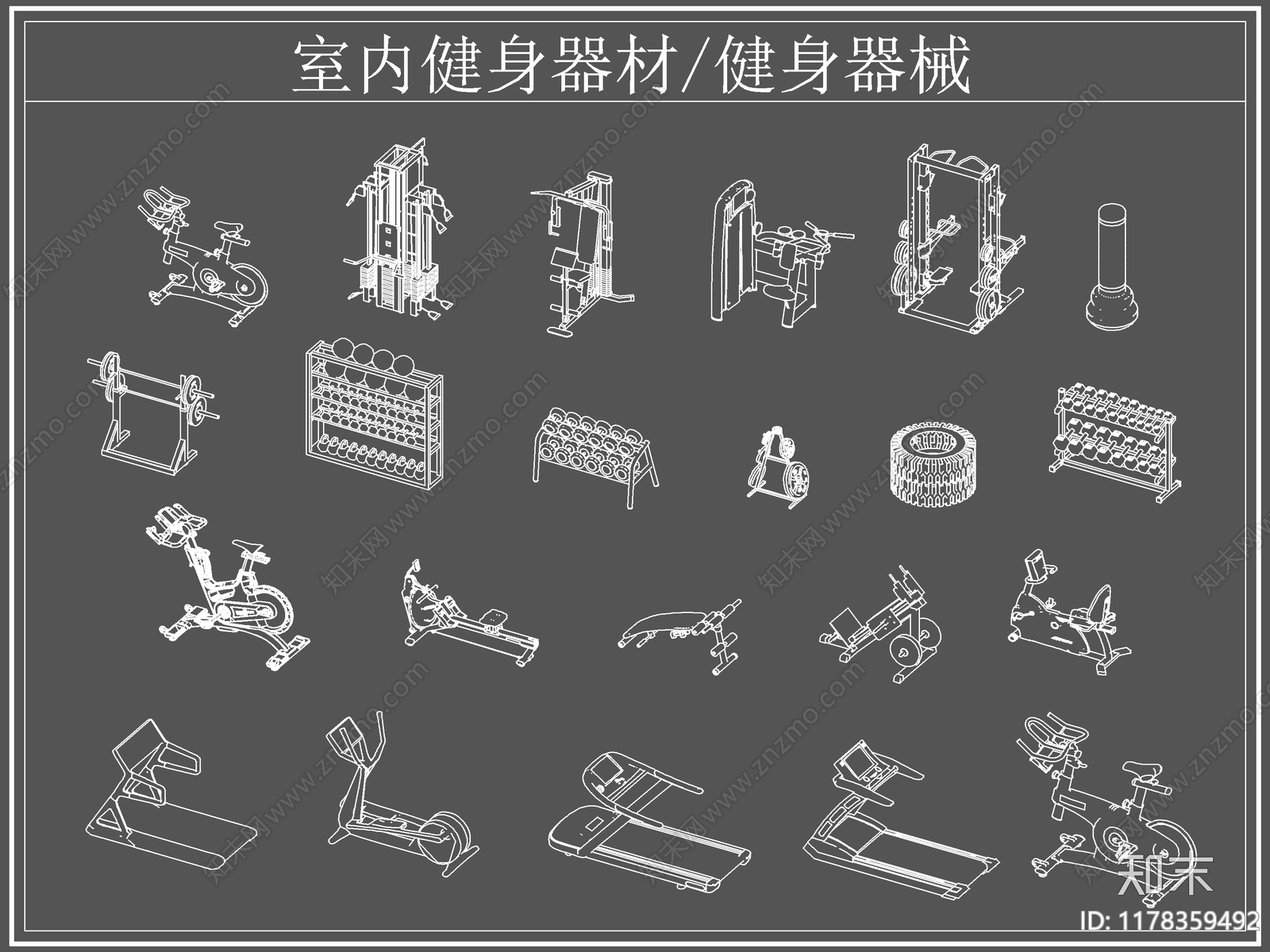 现代运动器材施工图下载【ID:1178359492】