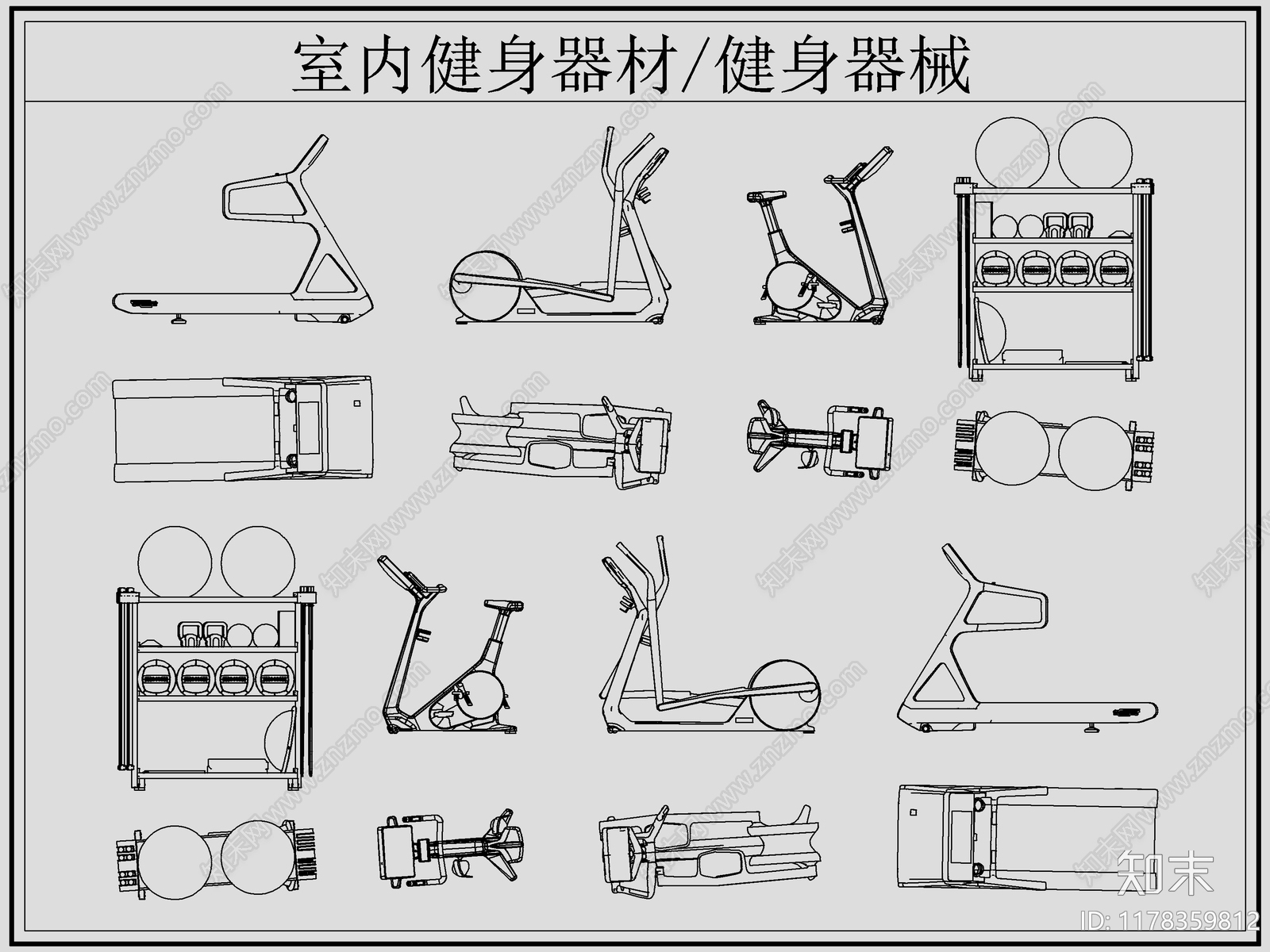 现代运动器材施工图下载【ID:1178359812】