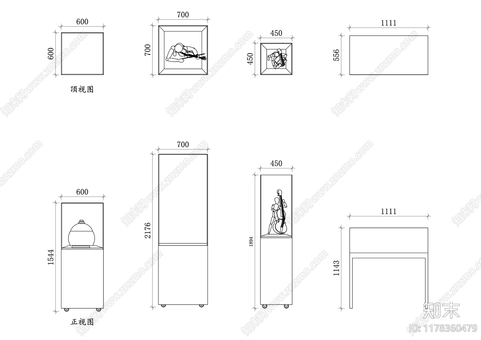 现代博物馆施工图下载【ID:1178360479】