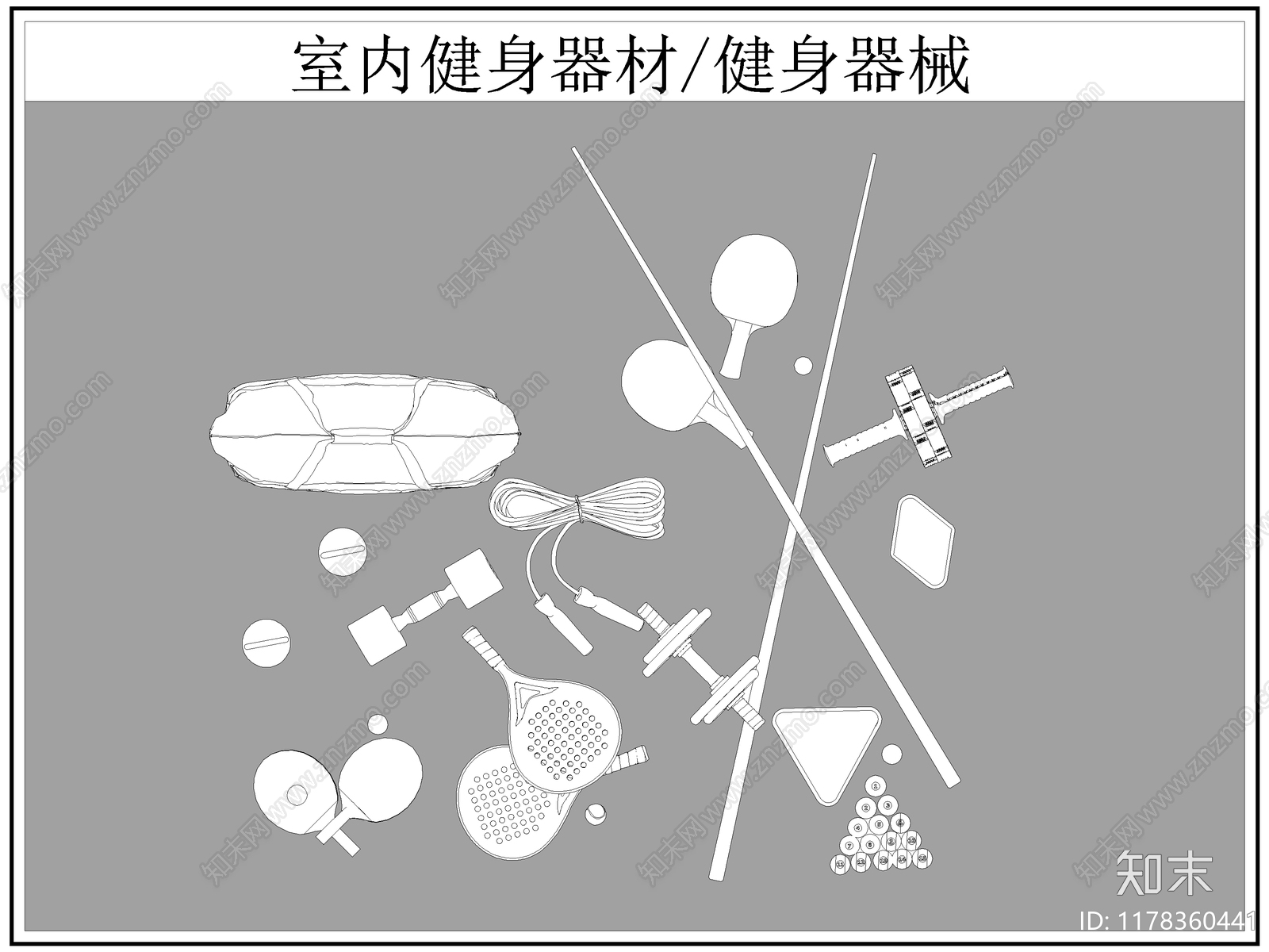 现代运动器材施工图下载【ID:1178360441】