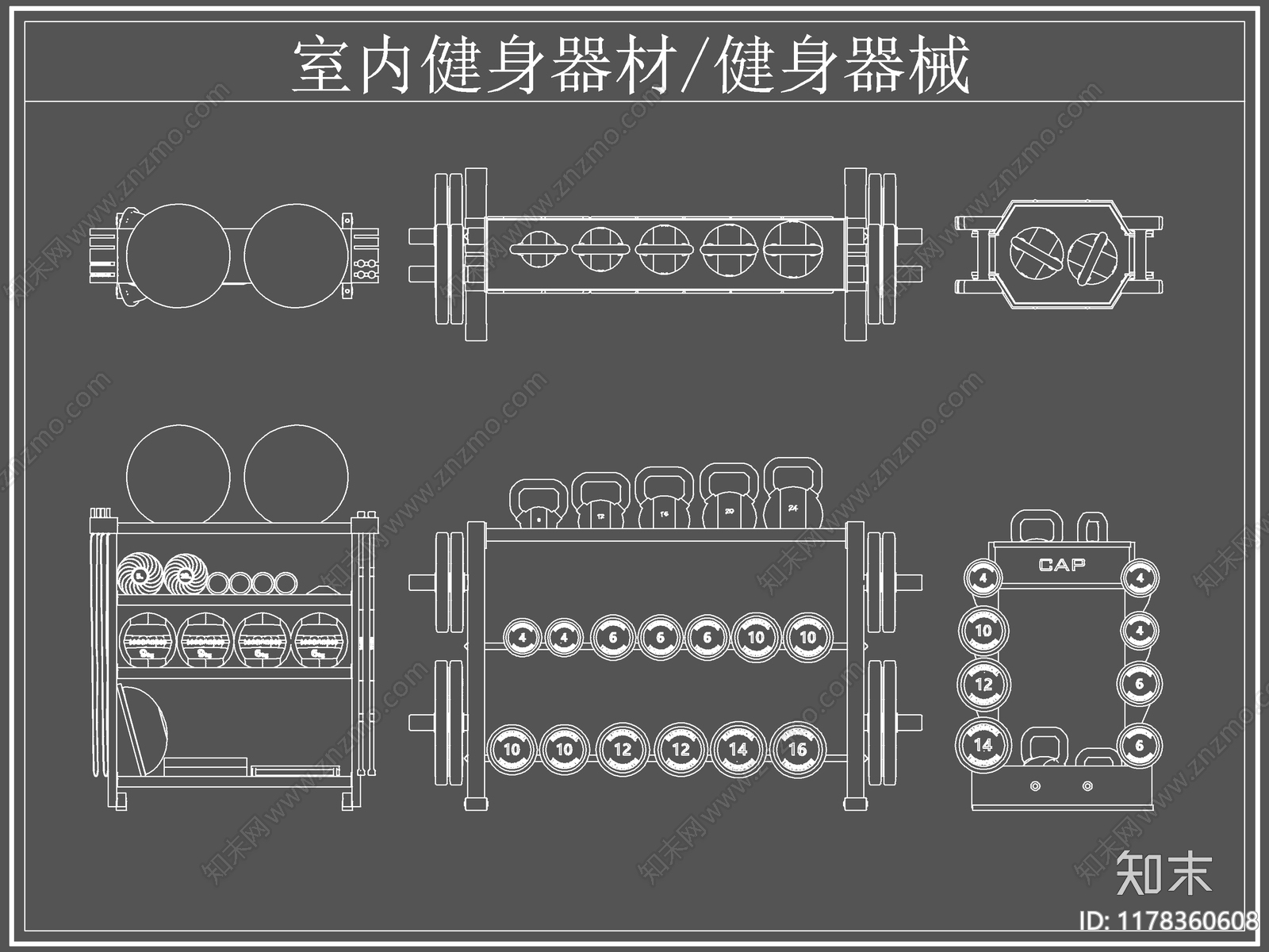 现代运动器材施工图下载【ID:1178360608】