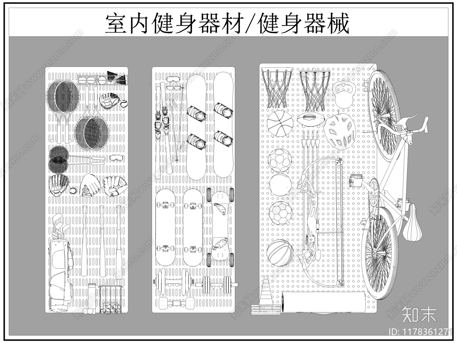 现代运动器材施工图下载【ID:1178361271】