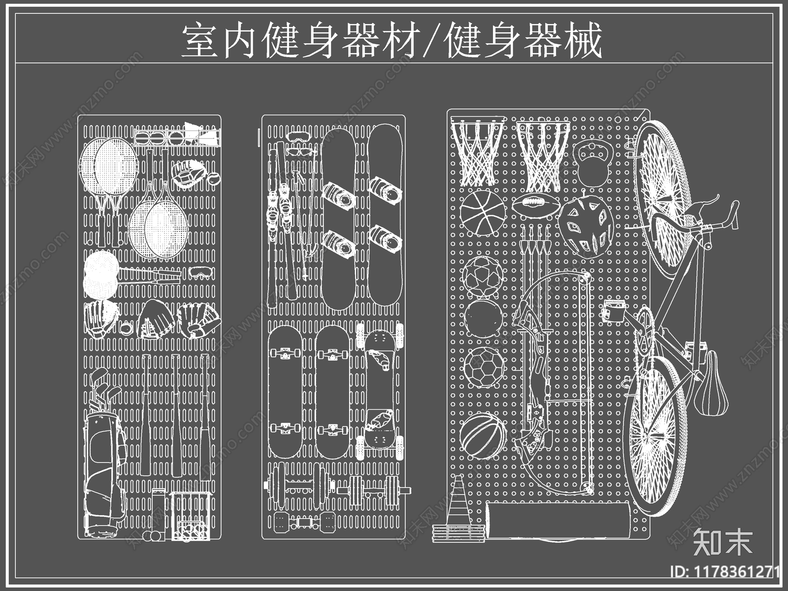 现代运动器材施工图下载【ID:1178361271】