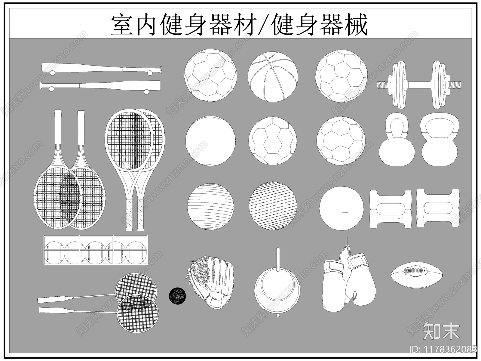 现代运动器材施工图下载【ID:1178362083】