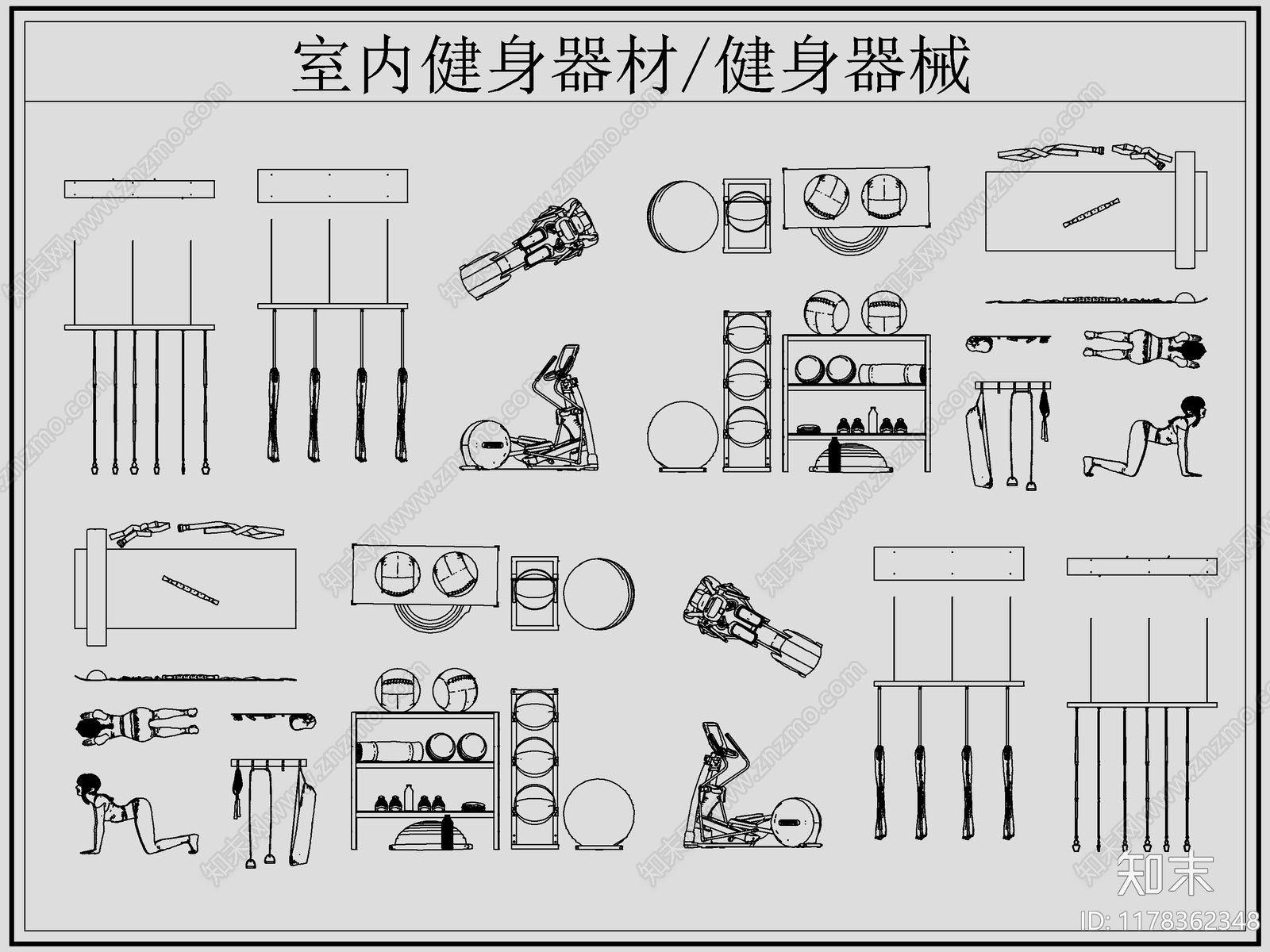 现代运动器材施工图下载【ID:1178362348】