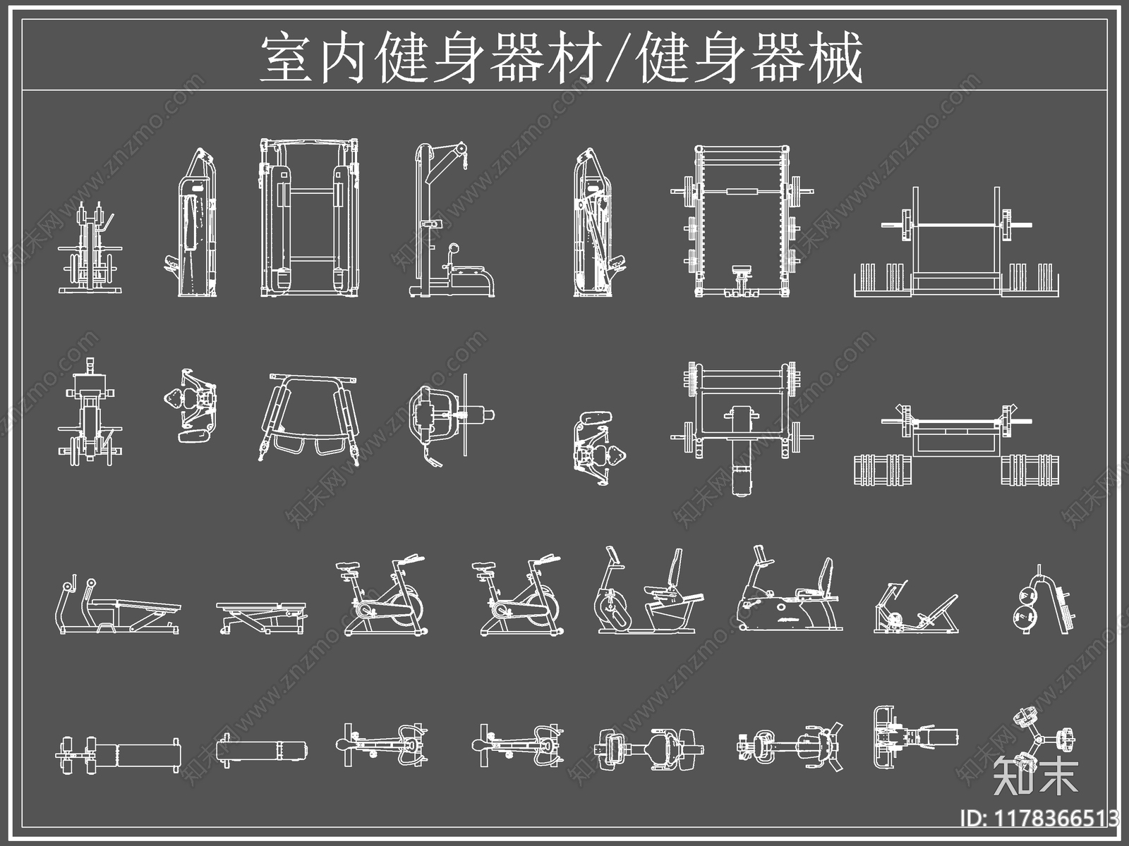 现代运动器材施工图下载【ID:1178366513】
