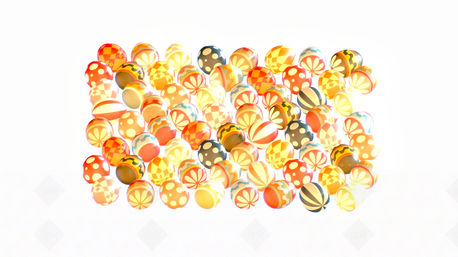 现代摆件组合3D模型下载【ID:1178367333】