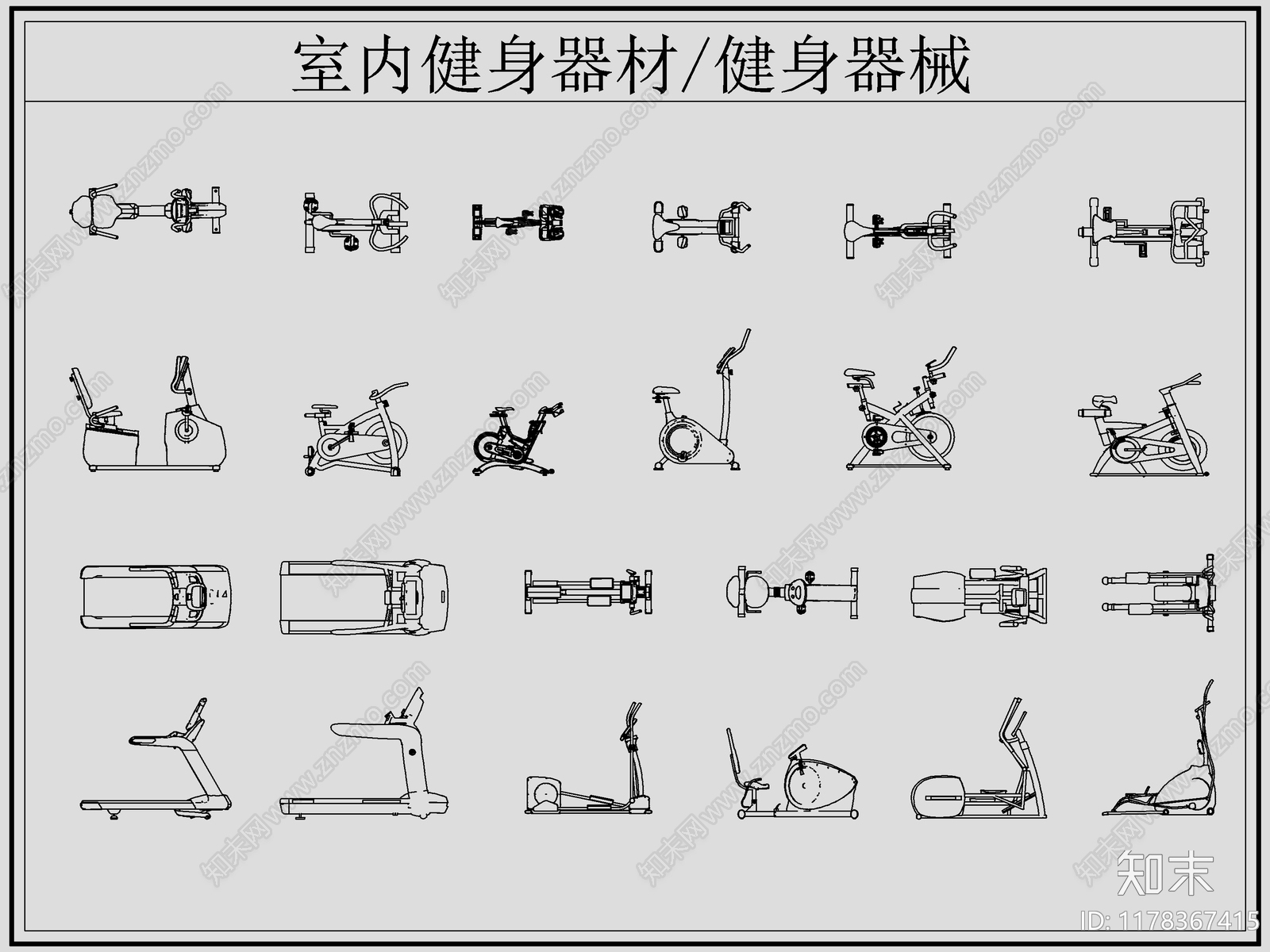 现代运动器材施工图下载【ID:1178367415】