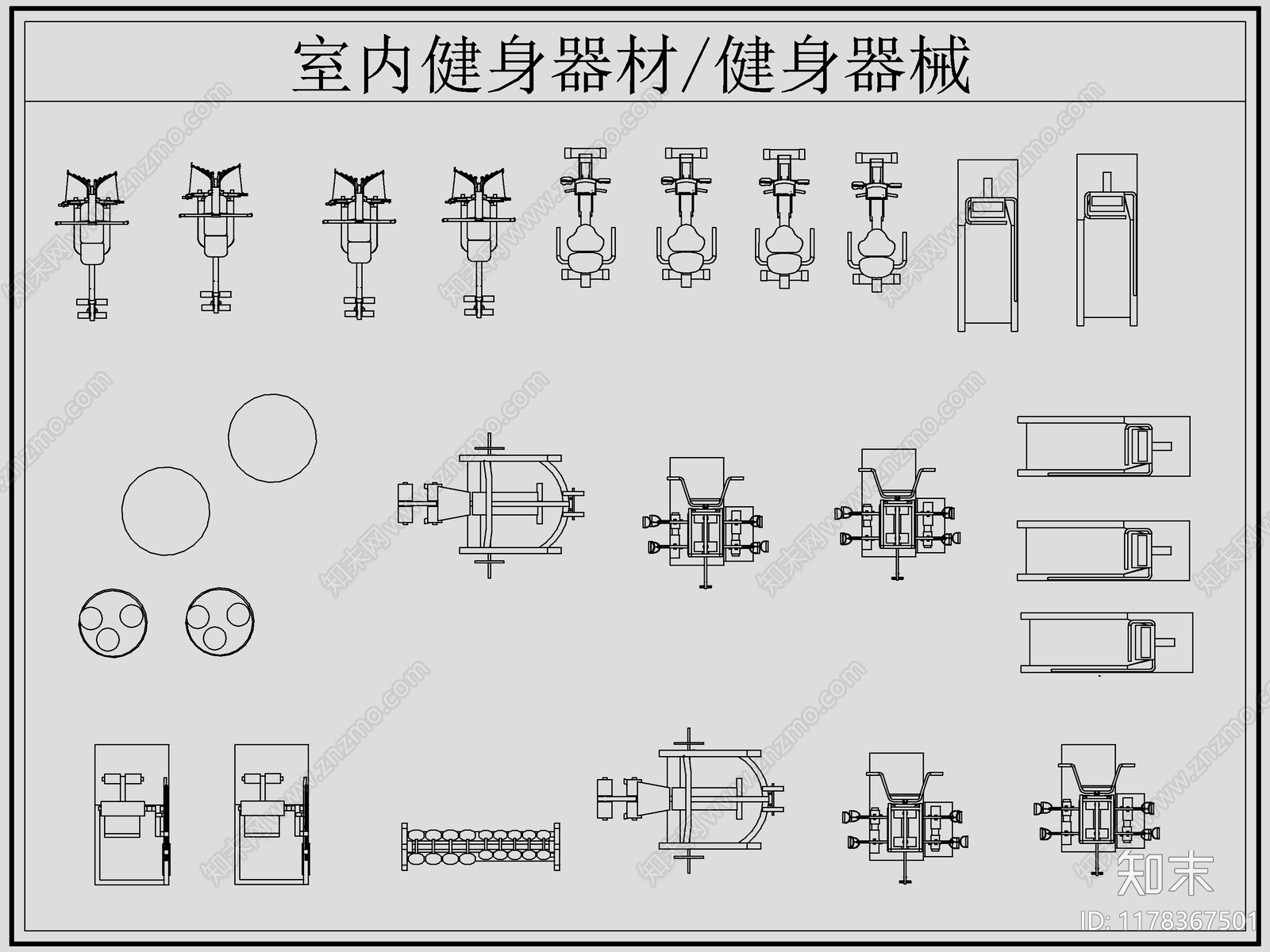 现代运动器材施工图下载【ID:1178367501】