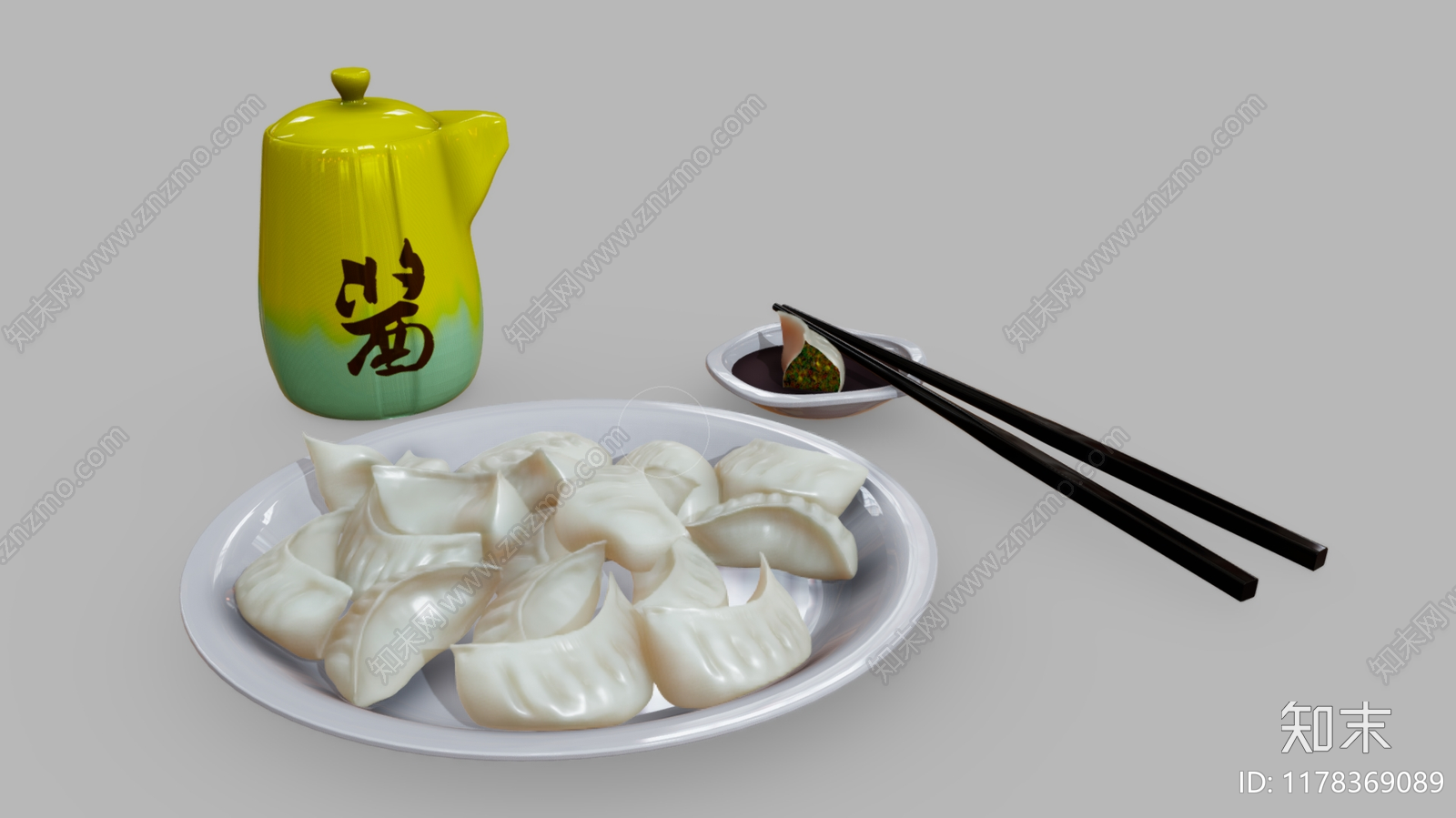 酒水食物3D模型下载【ID:1178369089】