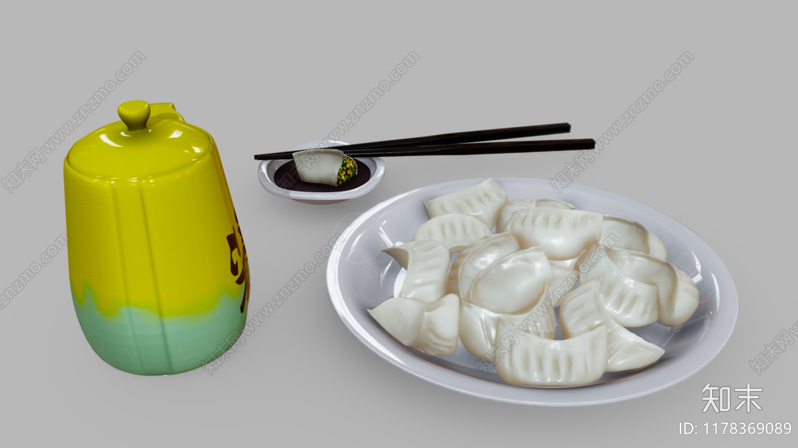 酒水食物3D模型下载【ID:1178369089】