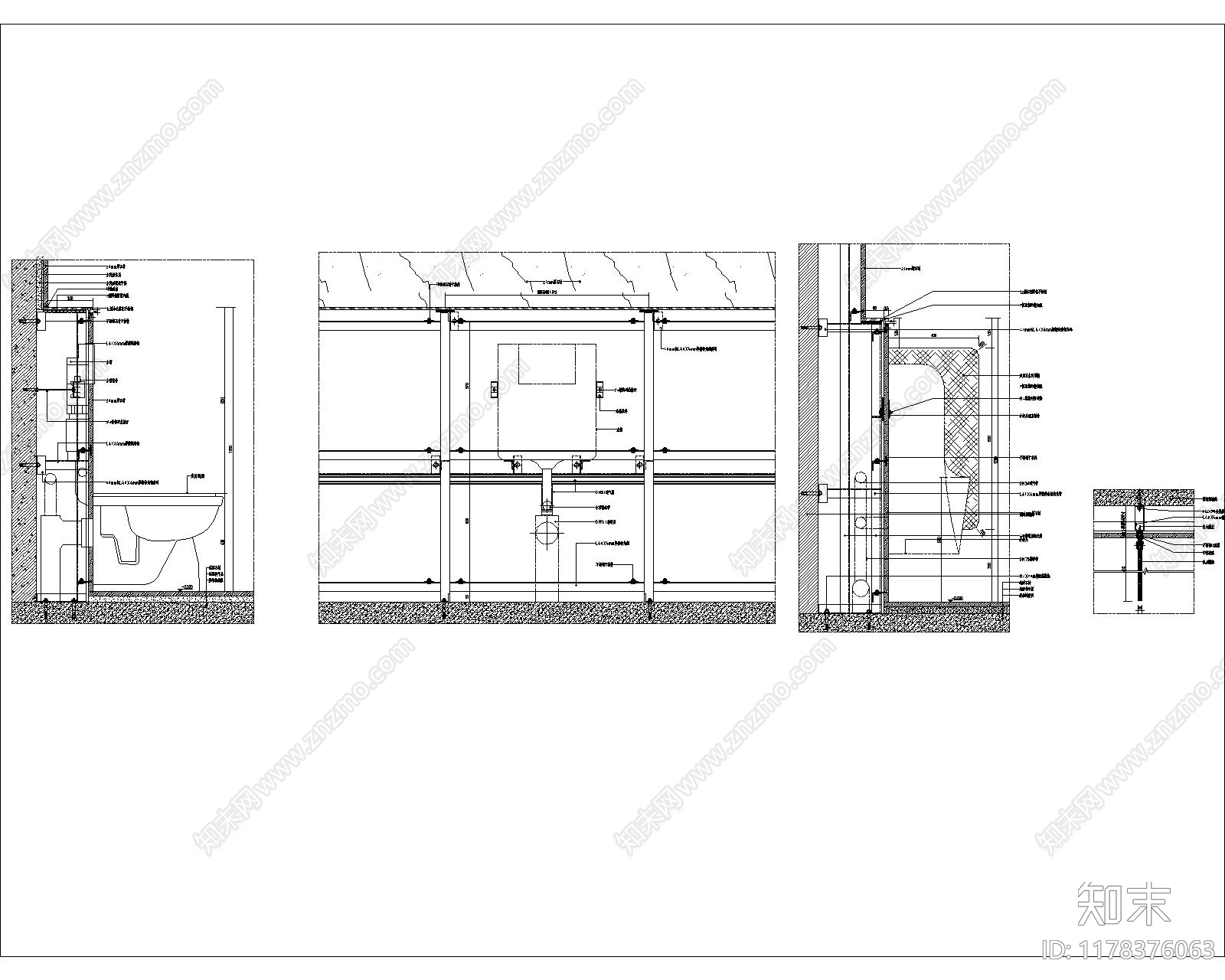 现代其他节点详图cad施工图下载【ID:1178376063】