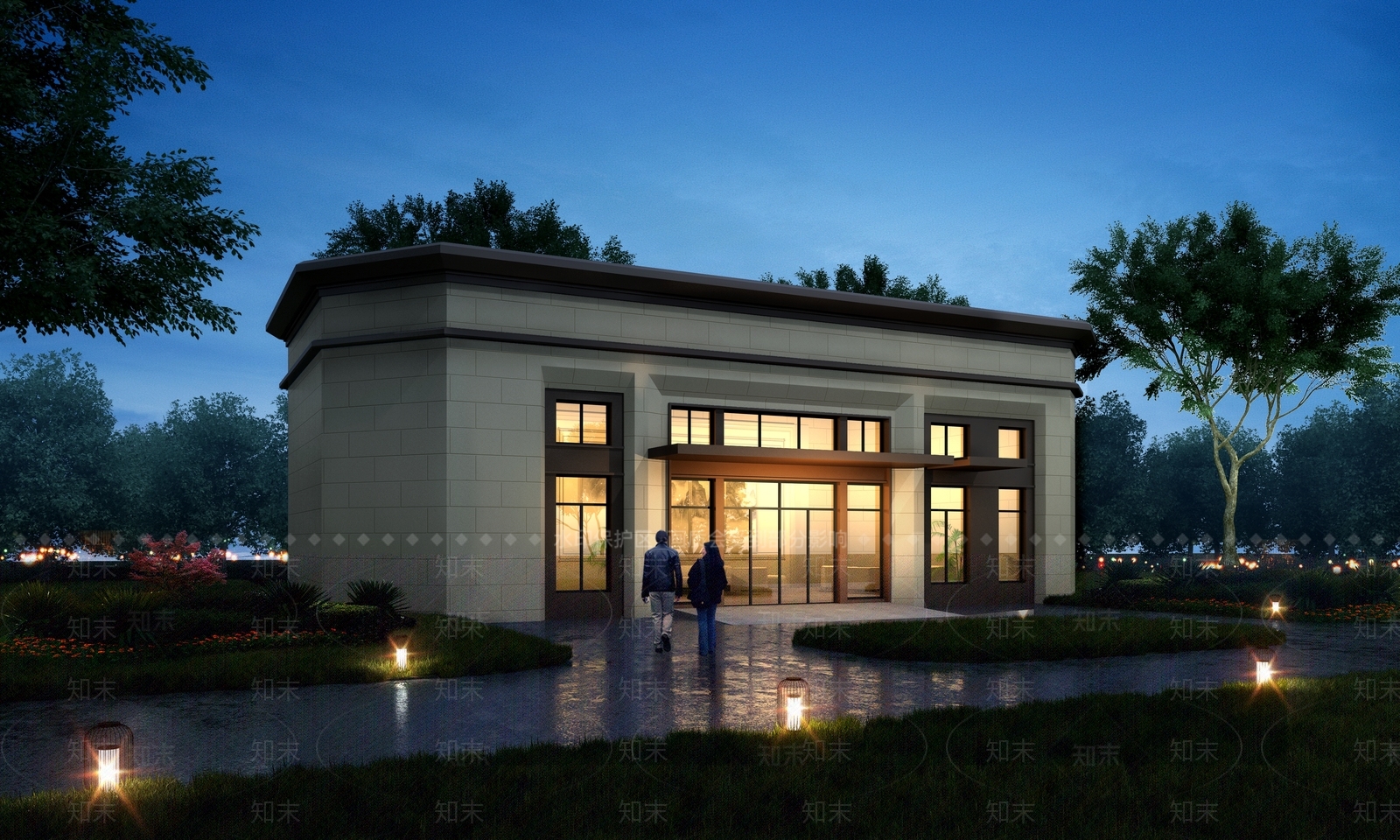 新中式其他公共建筑3D模型下载【ID:1178378134】