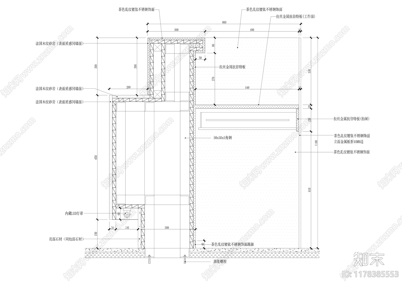 现代整体办公空间cad施工图下载【ID:1178385553】