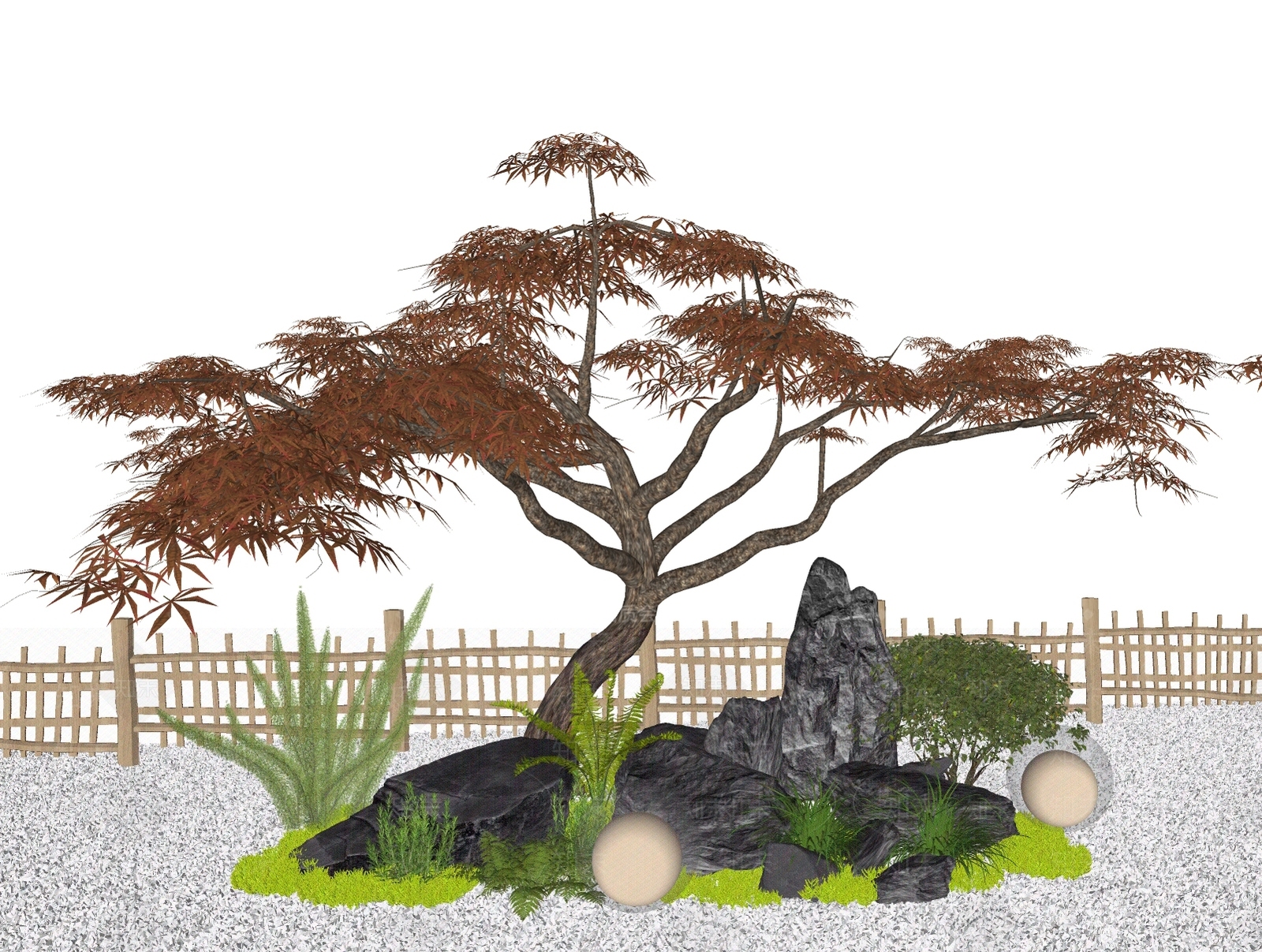 植物组合SU模型下载【ID:1178403068】