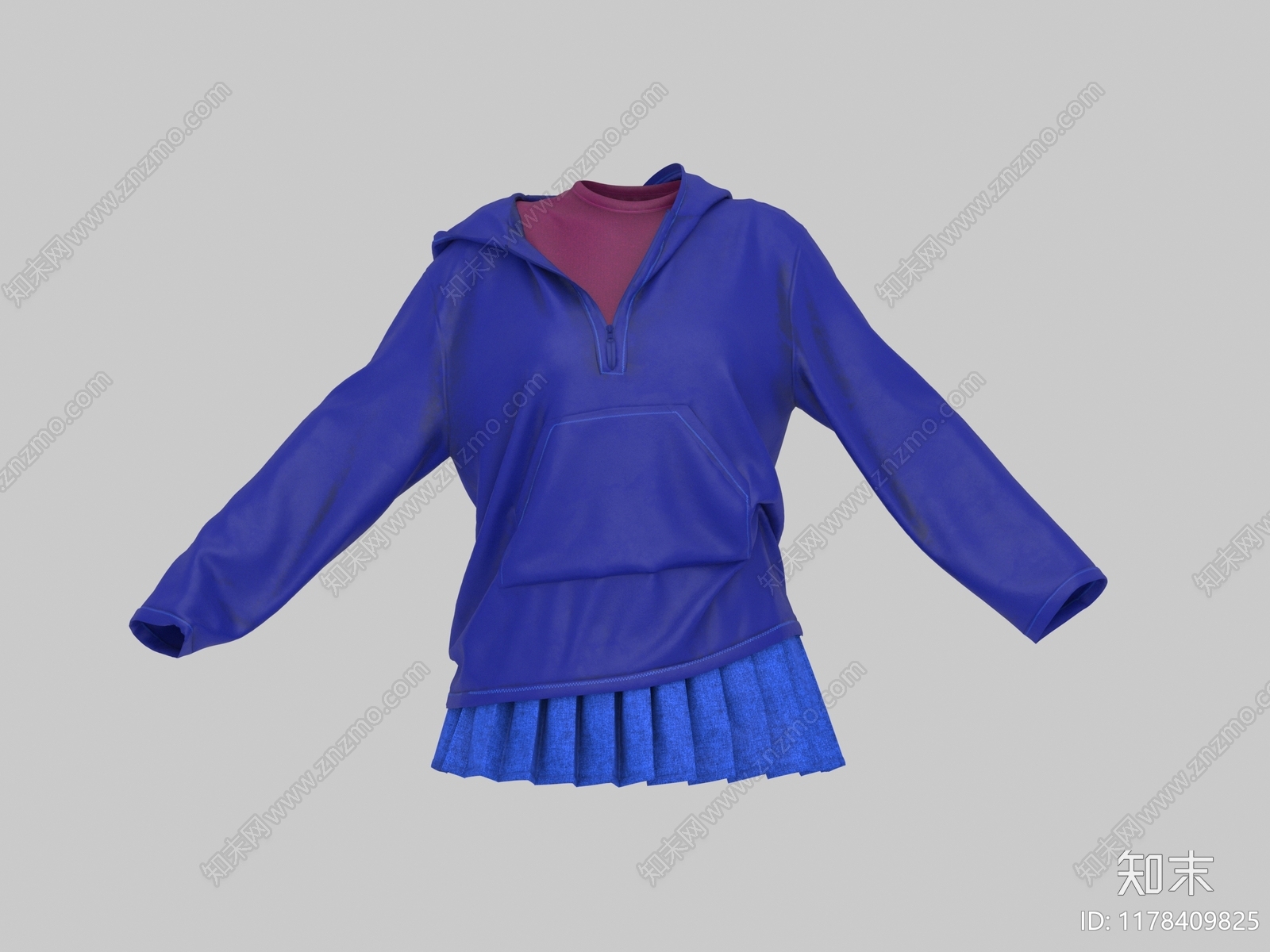 衣服3D模型下载【ID:1178409825】