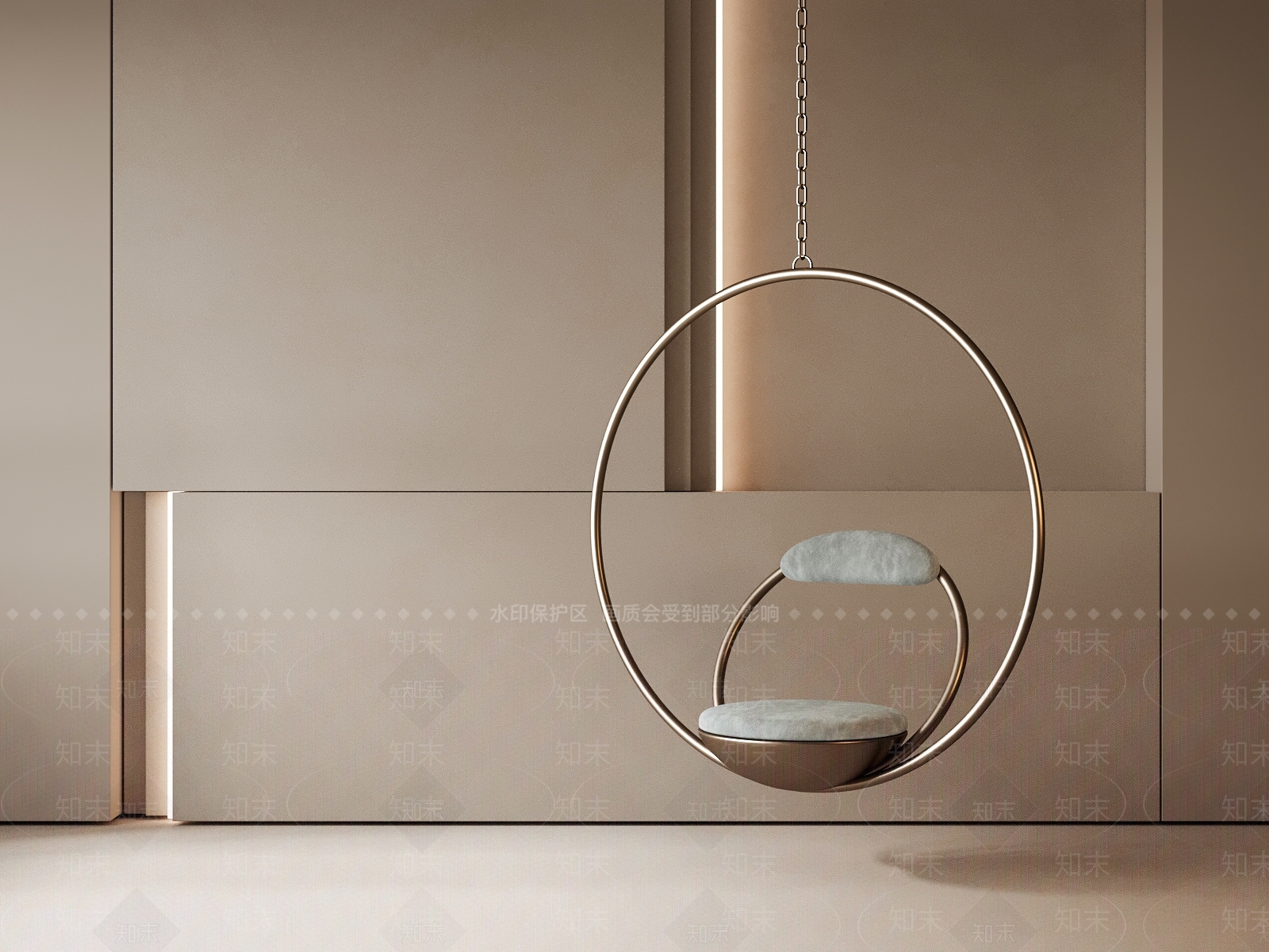 现代吊椅SU模型下载【ID:1178411285】